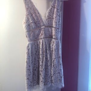 White lace dress